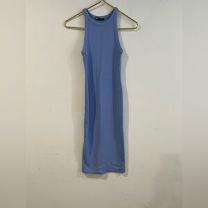 Zara Sleeveless Blue Dress